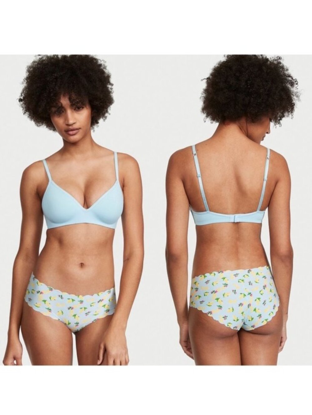 Victoria's Secret | No-Show Scallop Hiphugger Panty | Size Large